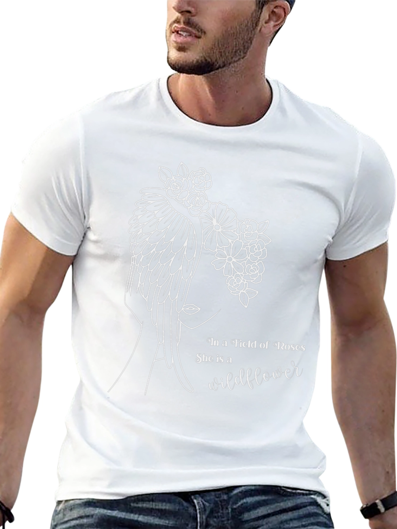 Wildflower Graphic Tee - Soft Cotton Blend