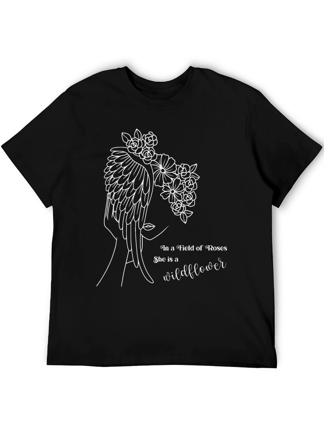 Wildflower Graphic Tee - Soft Cotton Blend