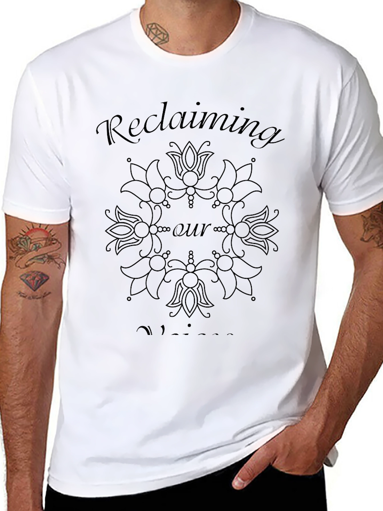 Reclaiming Our Visions Graphic T-Shirt - Black