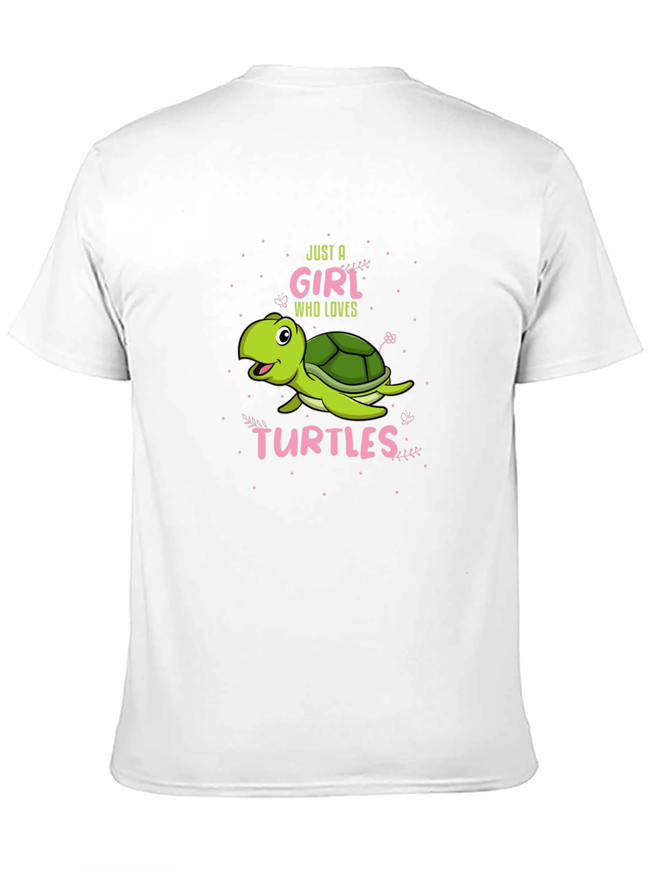 Girl Who Loves Turtles Graphic T-Shirt