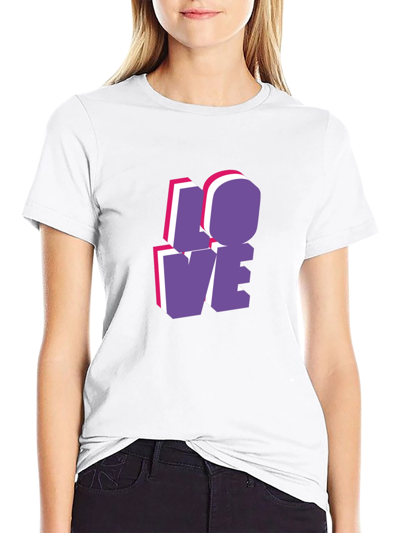 Stylish LOVE Graphic T-Shirt - Casual Wear