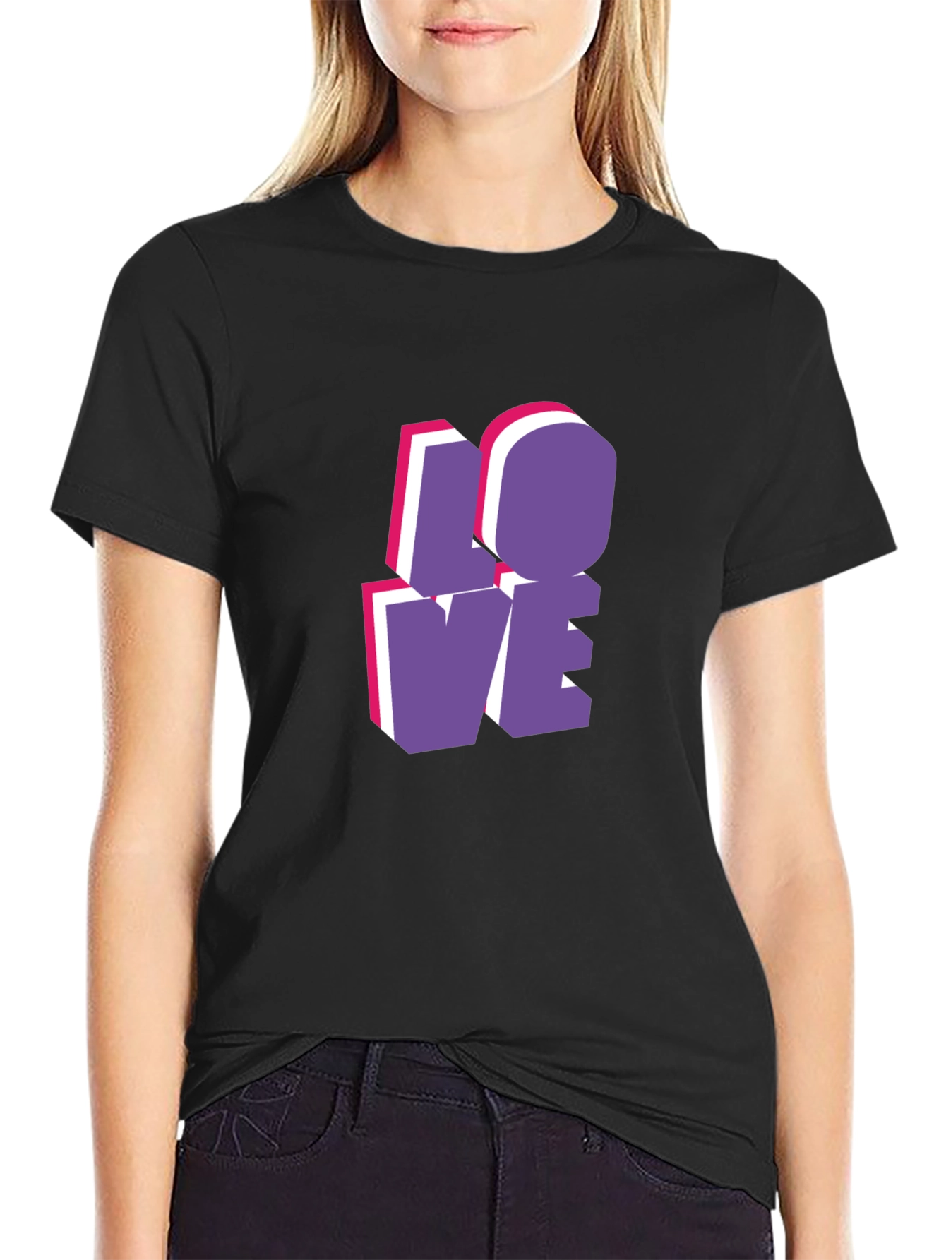 Stylish LOVE Graphic T-Shirt - Casual Wear