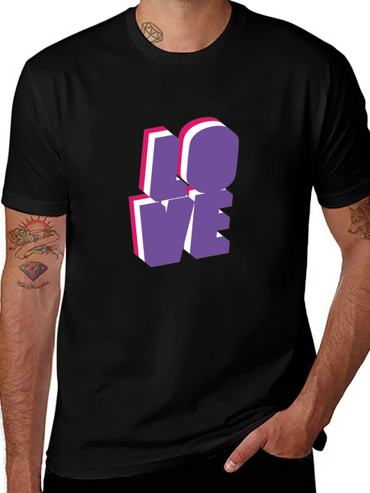 Stylish LOVE Graphic T-Shirt - Casual Wear