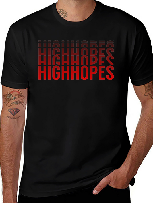 High Hopes Graphic Tee - Black Cotton Comfort Fit
