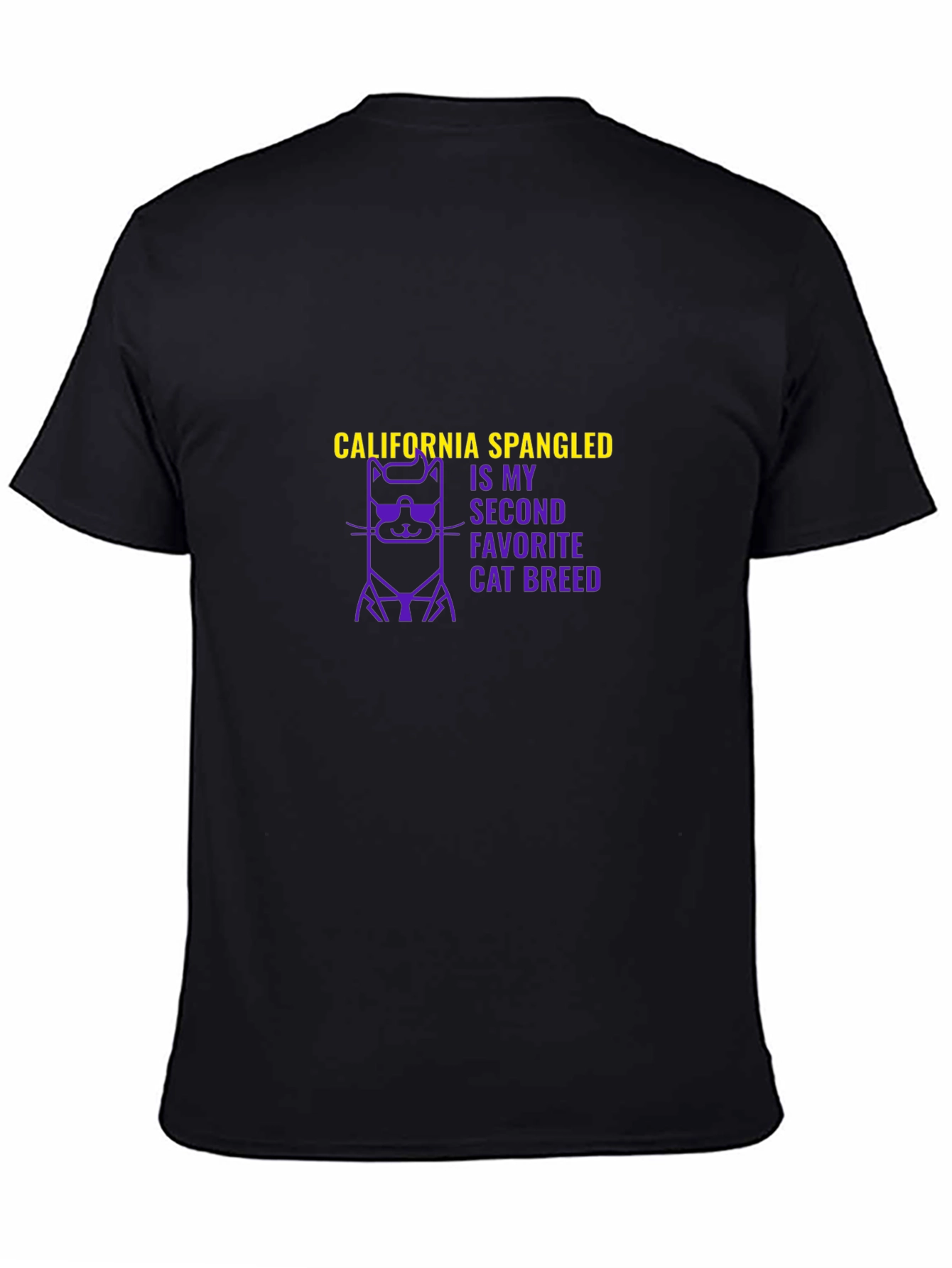 California Spangled Cat Breed Graphic T-Shirt