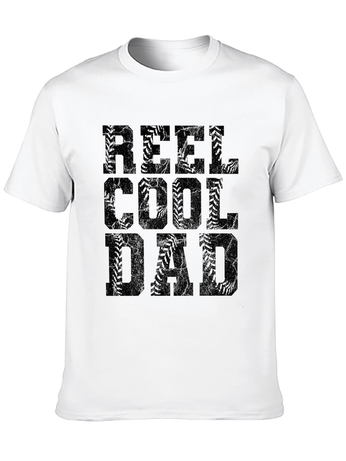 Reel Cool Dad Graphic Tee - Black