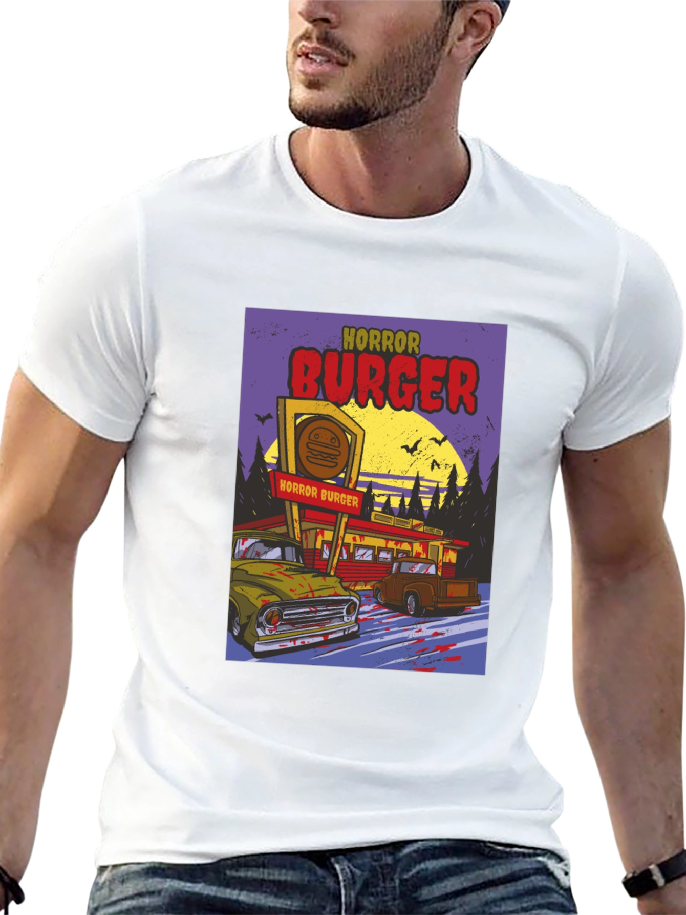 Horror Burger Graphic Tee
