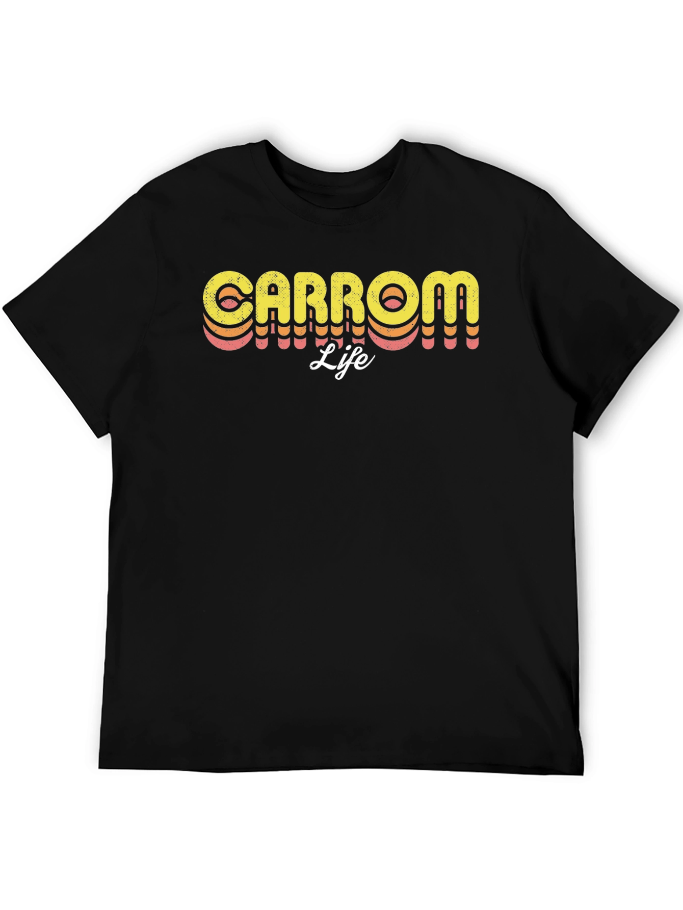 Carrom Life Retro Style Graphic Tee