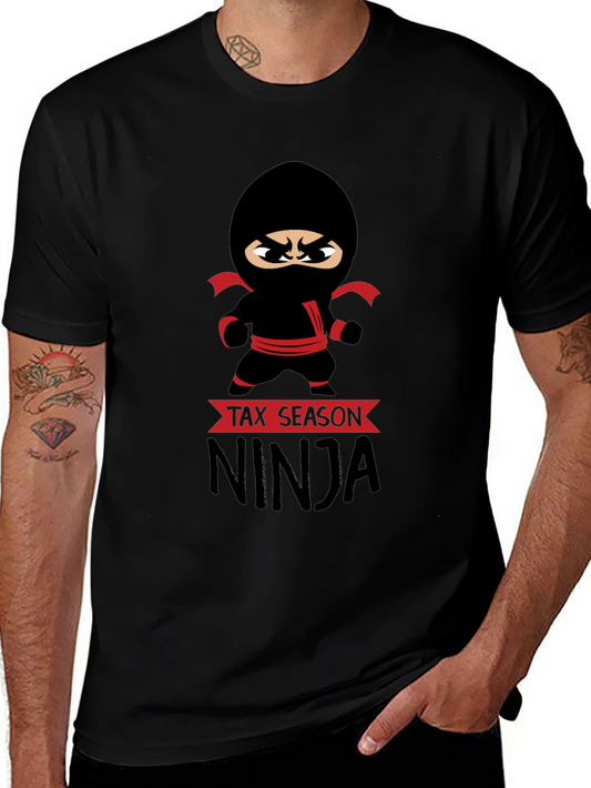 Tax Season Ninja Graphic T-Shirt