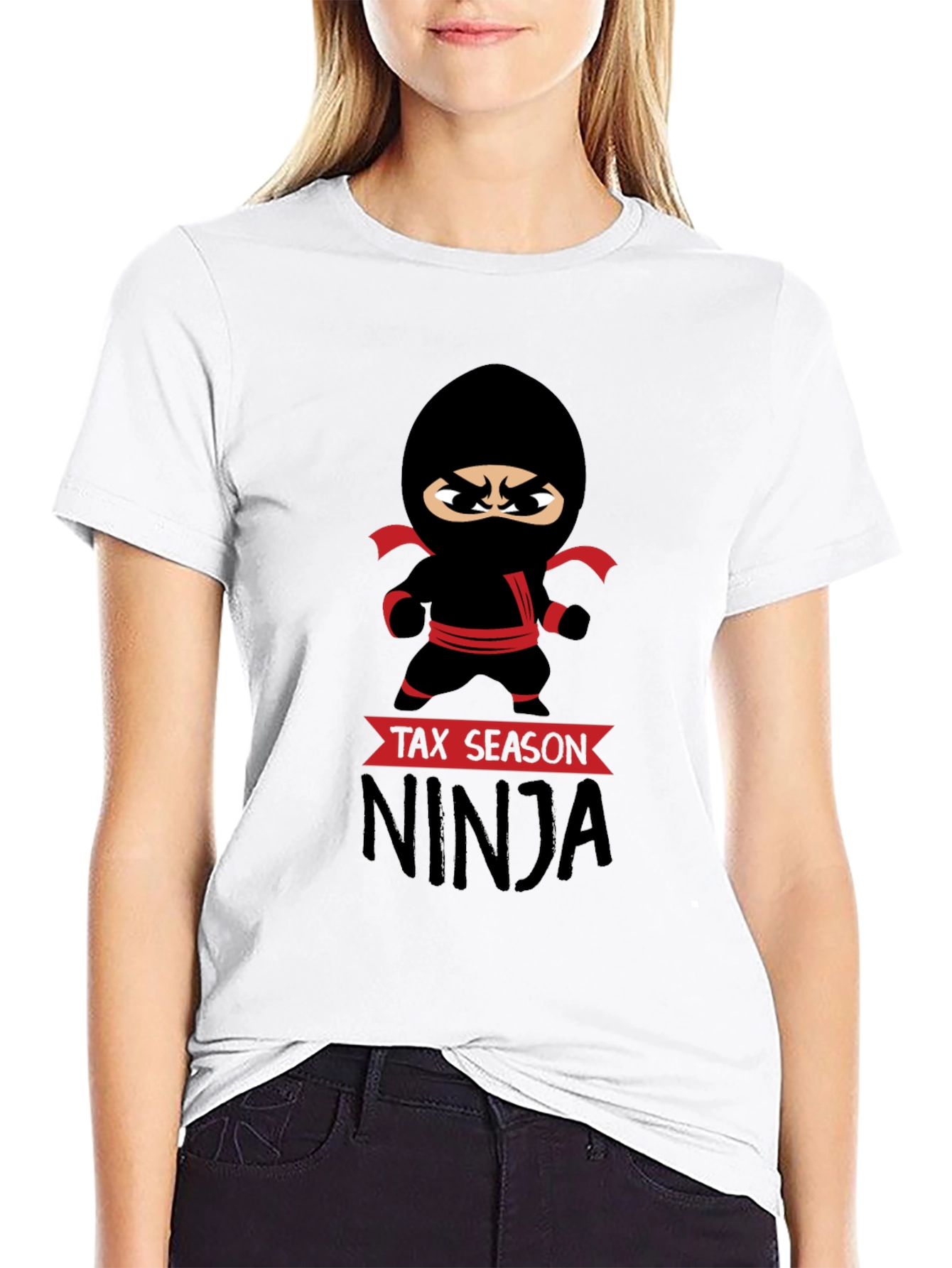Tax Season Ninja Graphic T-Shirt
