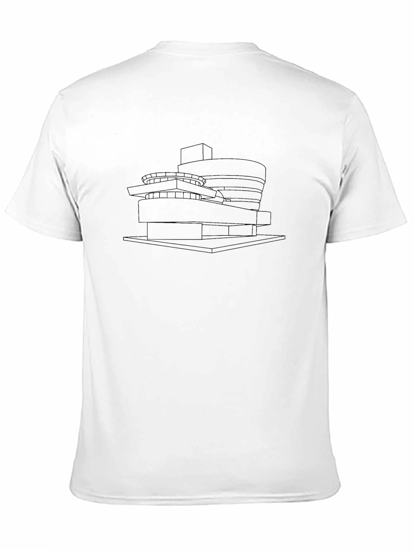 Modern Art Tee: Guggenheim Museum Outline Shirt