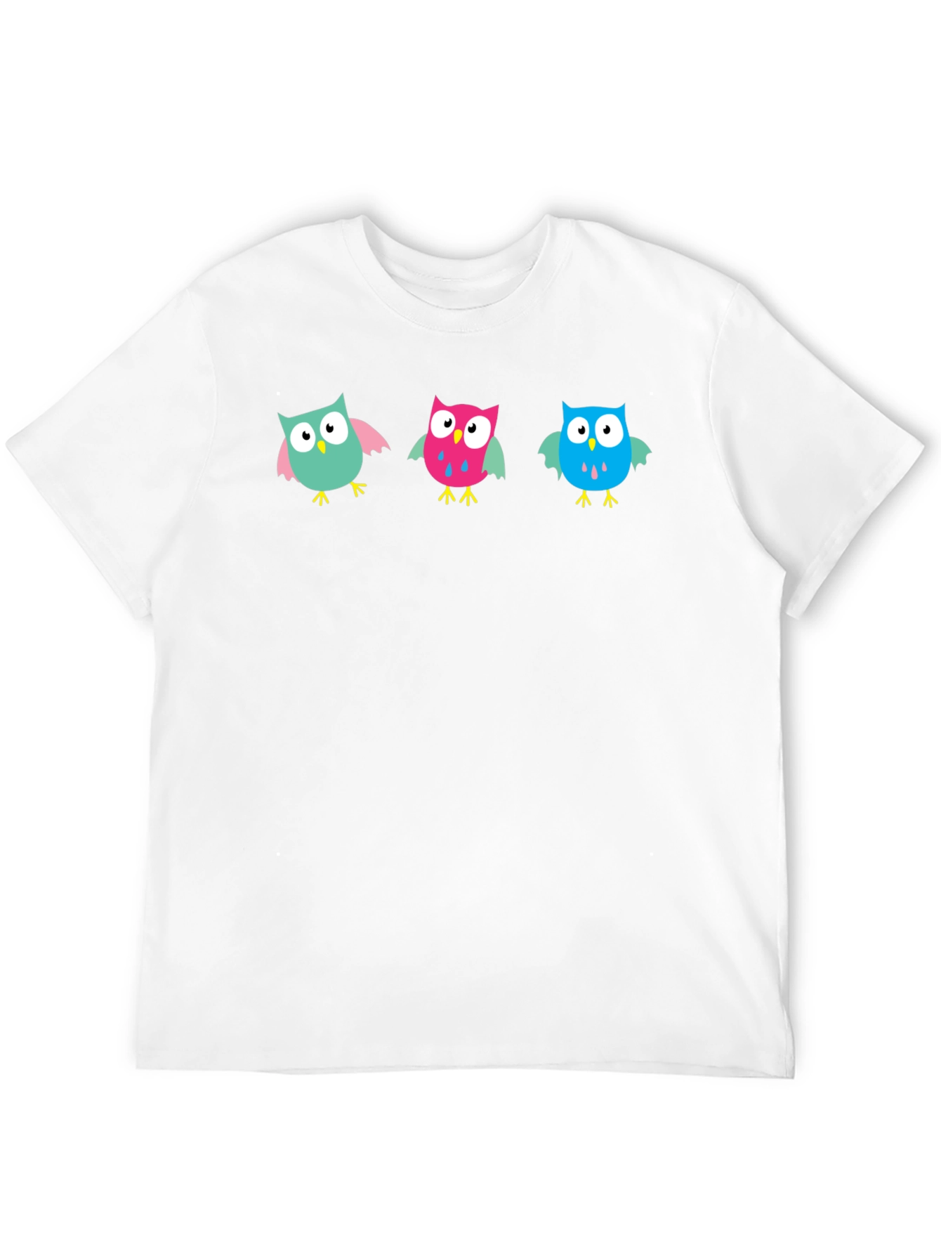 Owl T-Shirt - Cute Cartoon Design