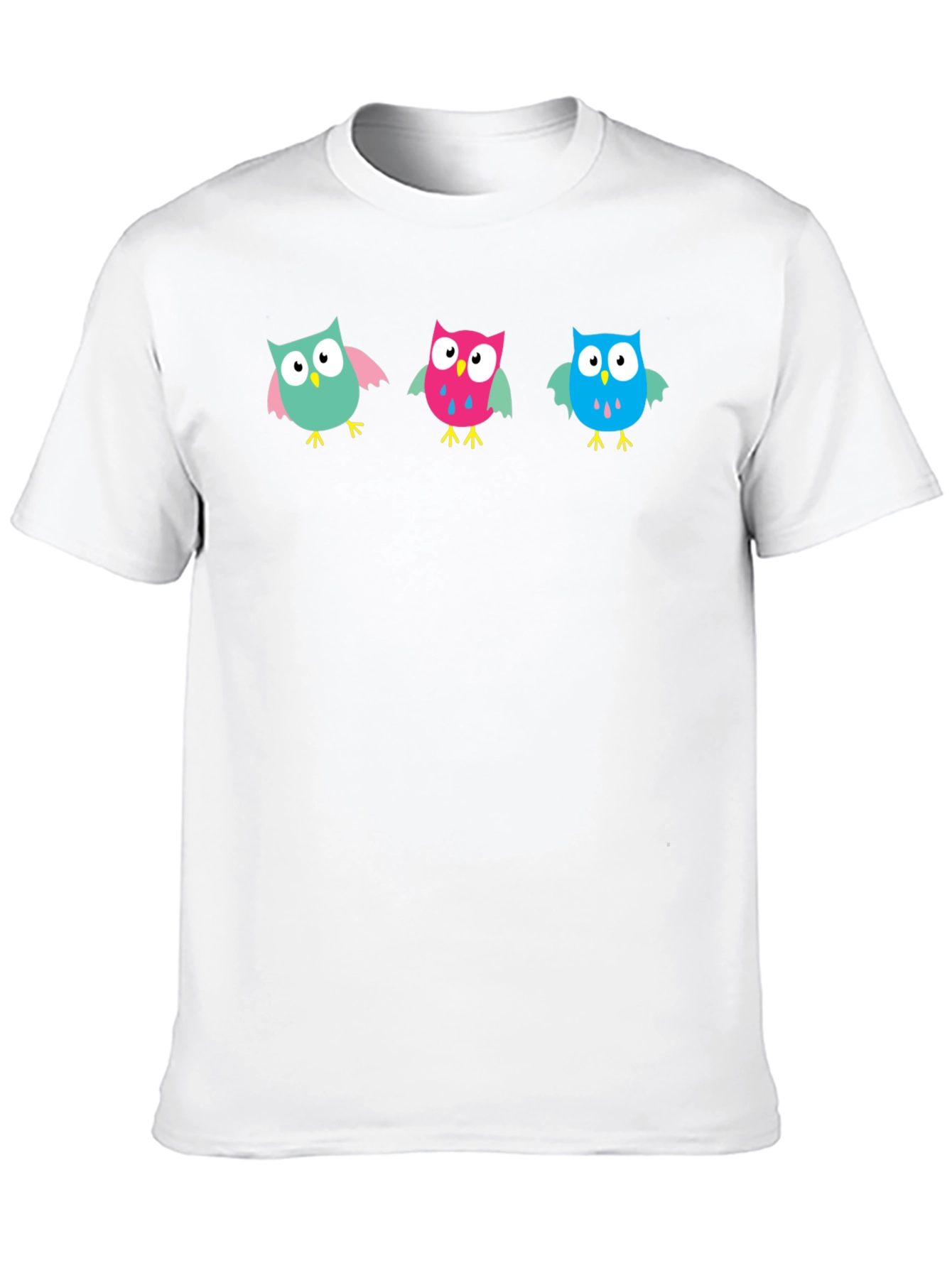 Owl T-Shirt - Cute Cartoon Design
