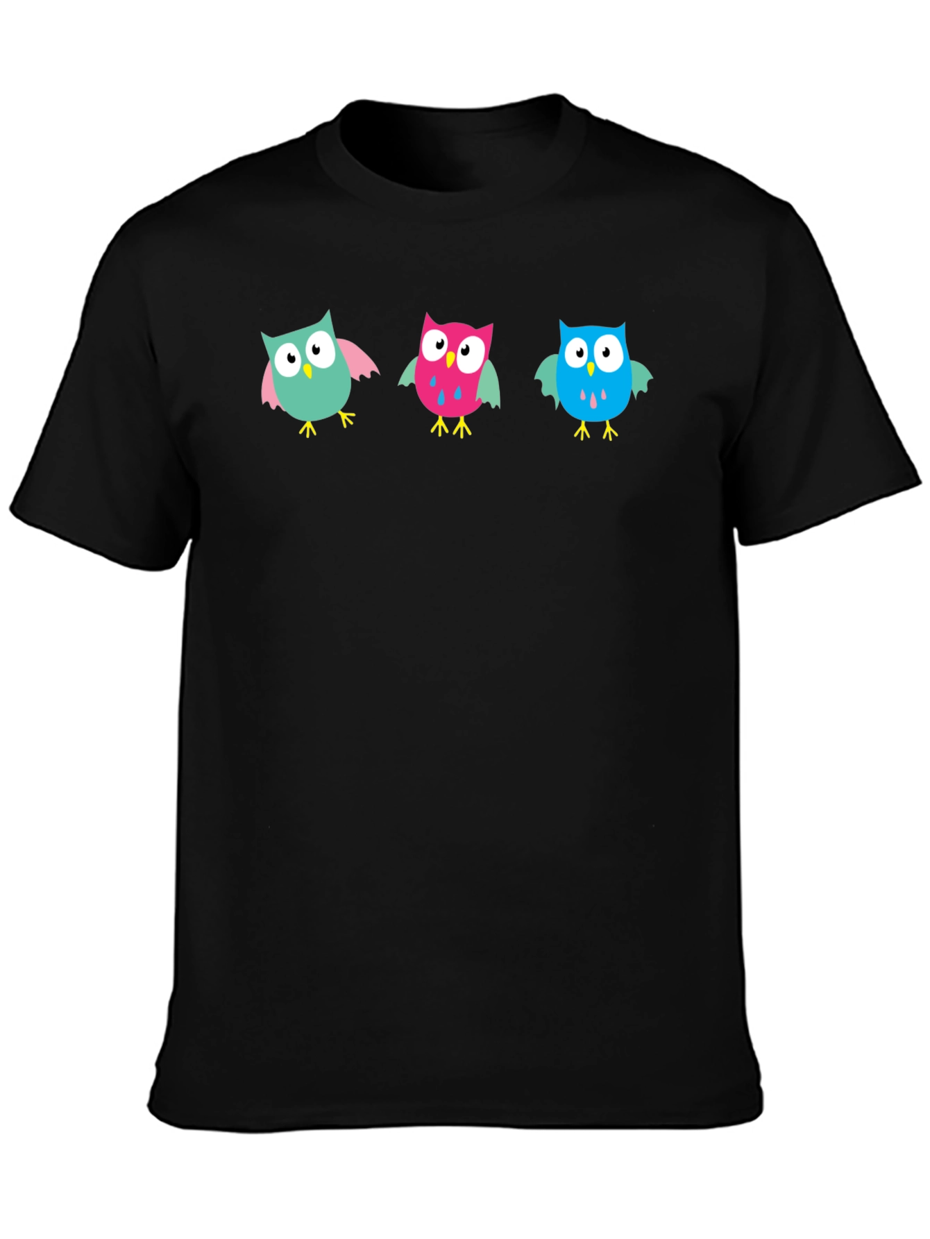 Owl T-Shirt - Cute Cartoon Design