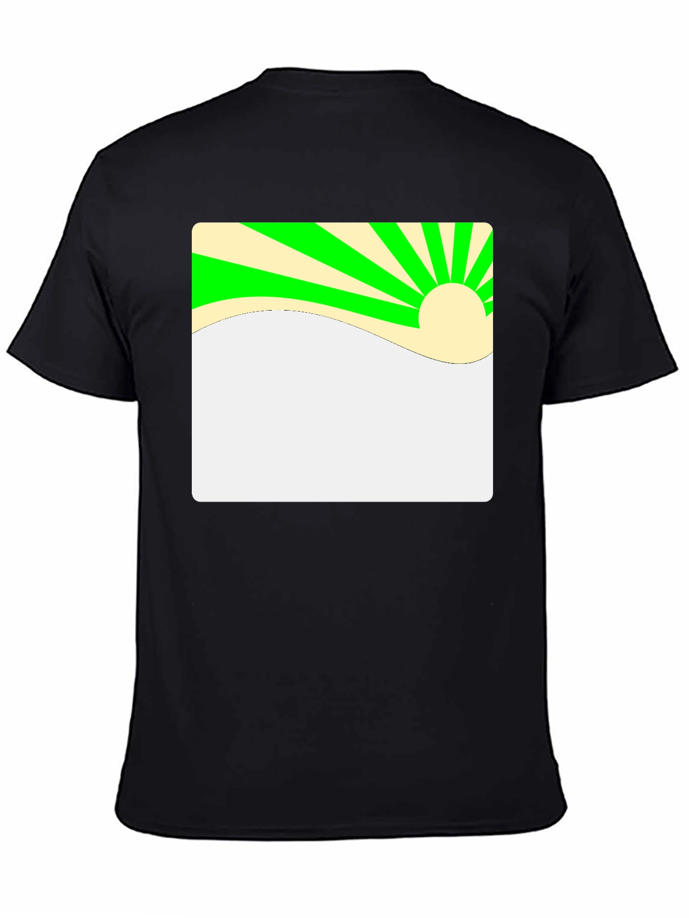 Retro Sunburst Graphic Tee - Modern Comfort