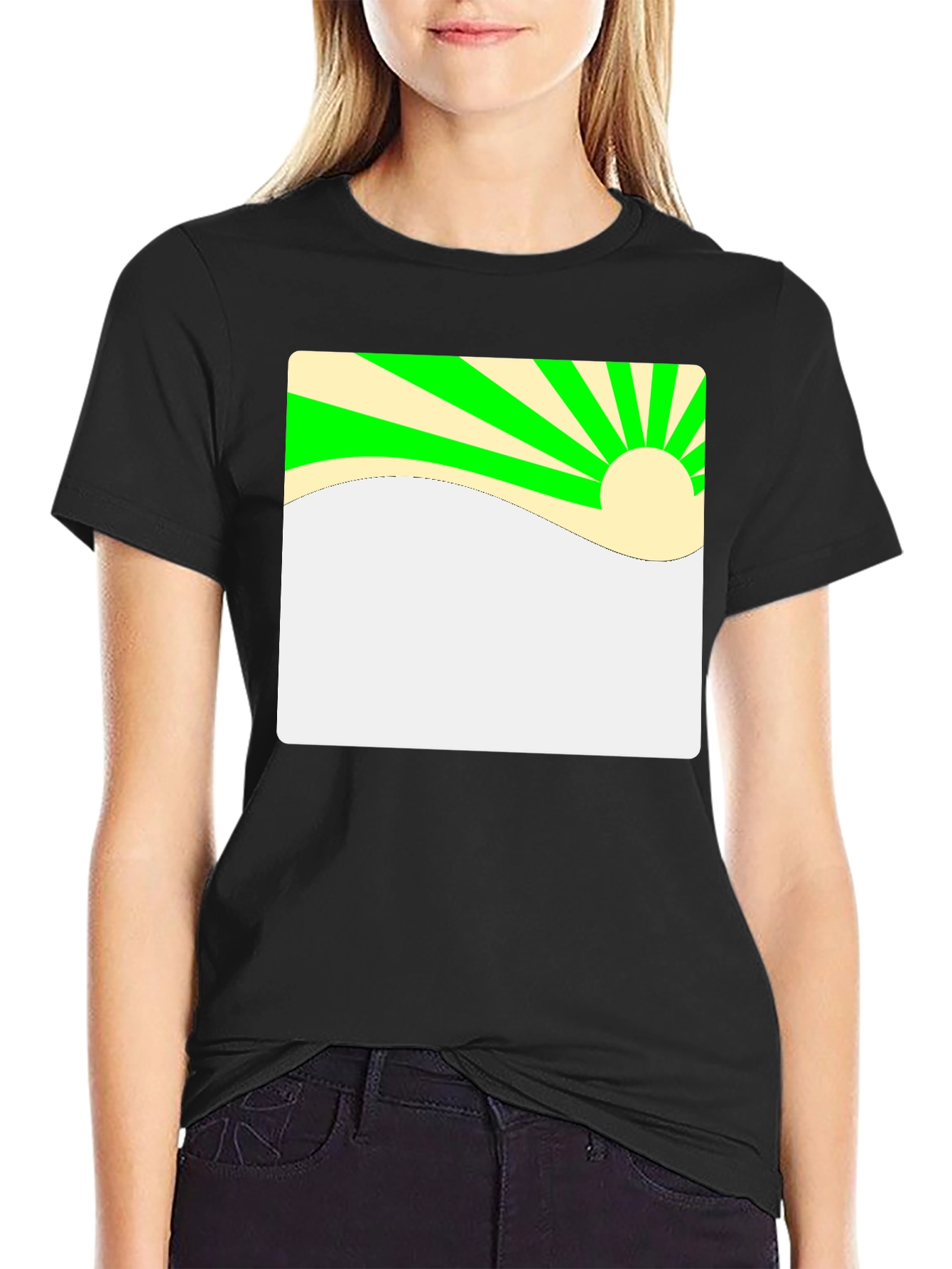 Retro Sunburst Graphic Tee - Modern Comfort