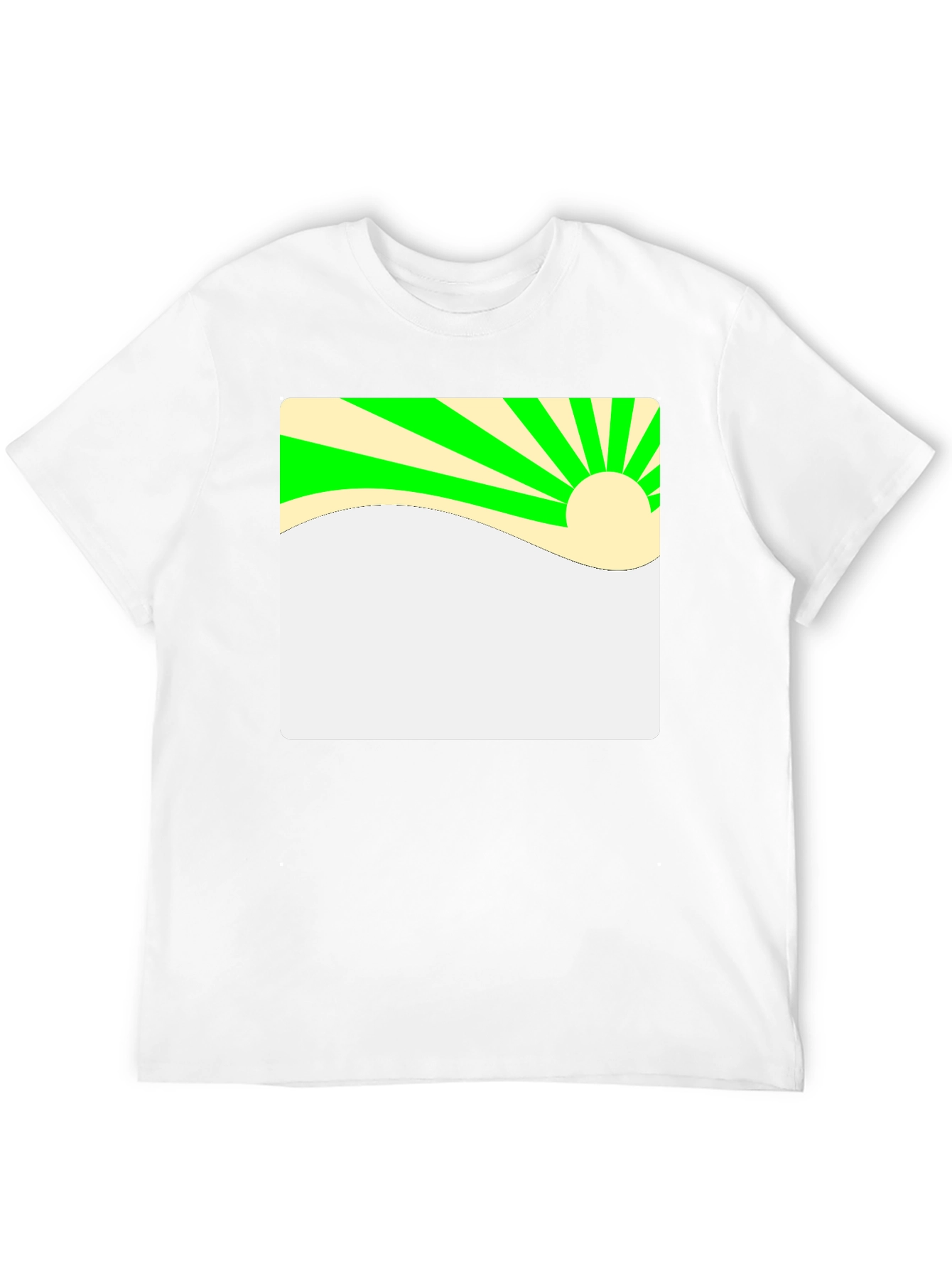 Retro Sunburst Graphic Tee - Modern Comfort