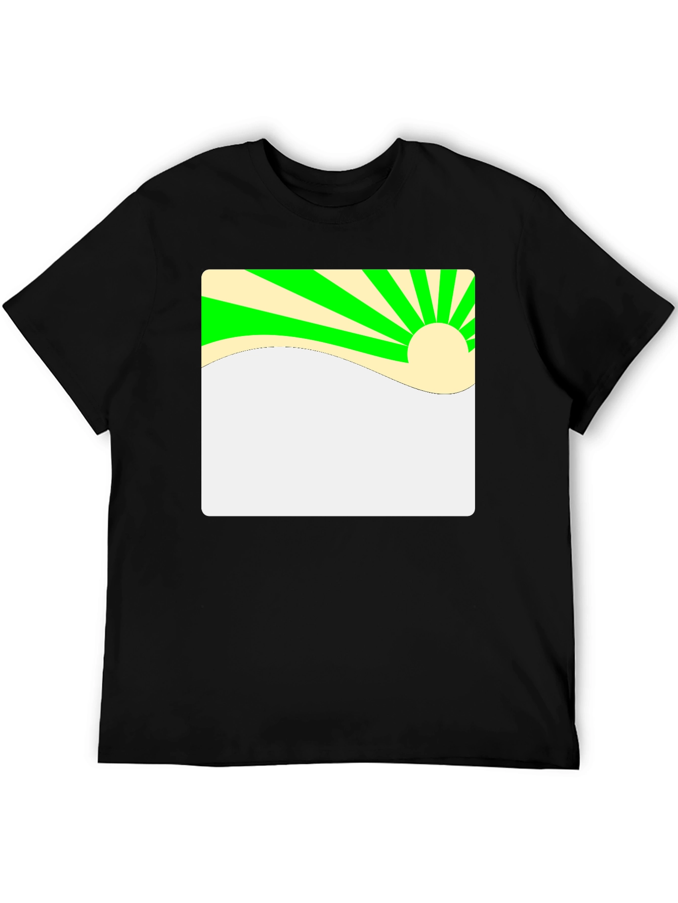 Retro Sunburst Graphic Tee - Modern Comfort