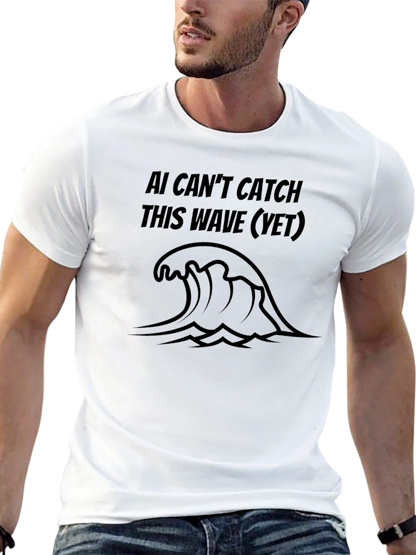 AI Cant Catch This Wave T-Shirt