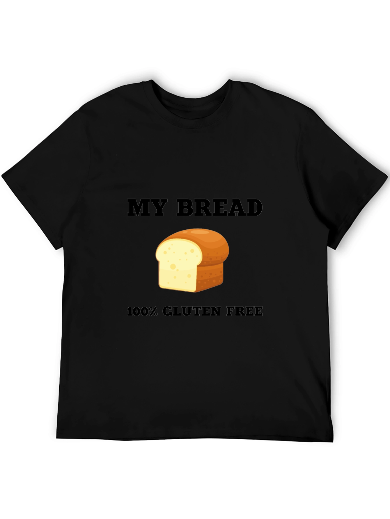 Gluten-Free Bread T-Shirt -  Novelty Graphic Tee