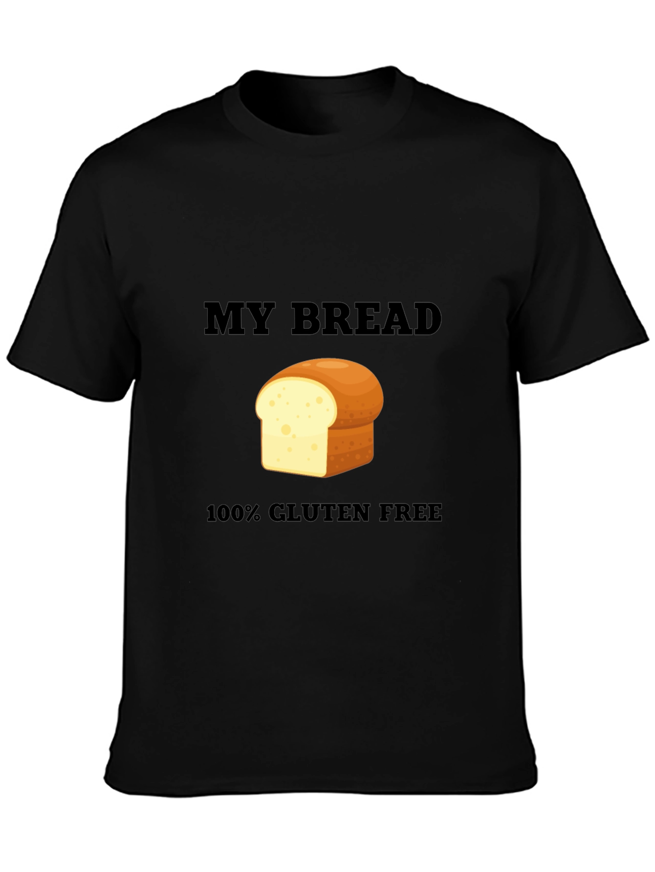 Gluten-Free Bread T-Shirt -  Novelty Graphic Tee