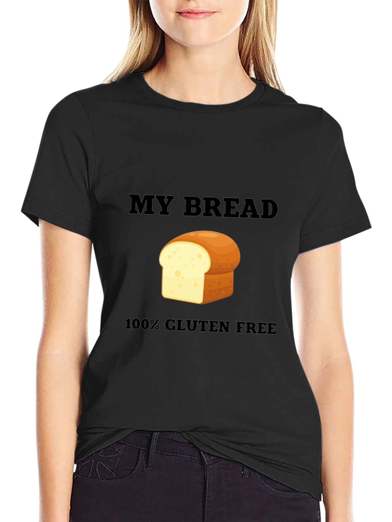 Gluten-Free Bread T-Shirt -  Novelty Graphic Tee