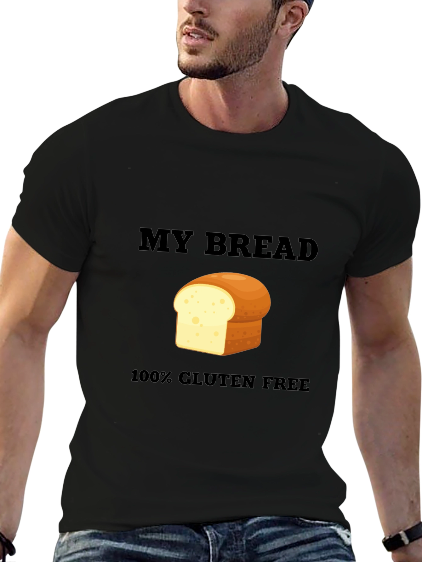 Gluten-Free Bread T-Shirt -  Novelty Graphic Tee