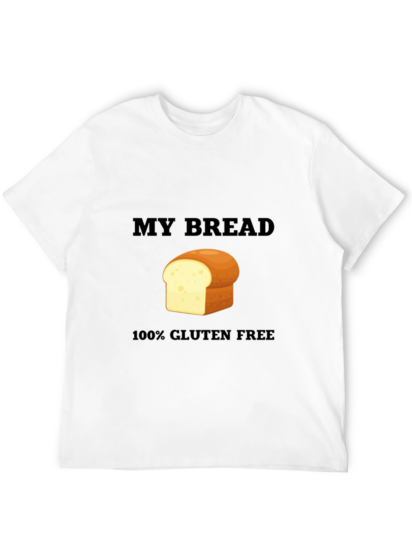 Gluten-Free Bread T-Shirt -  Novelty Graphic Tee