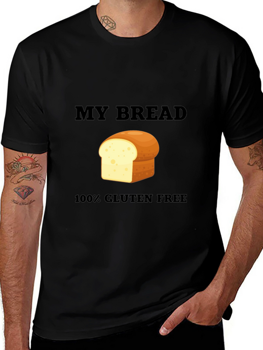 Gluten-Free Bread T-Shirt -  Novelty Graphic Tee