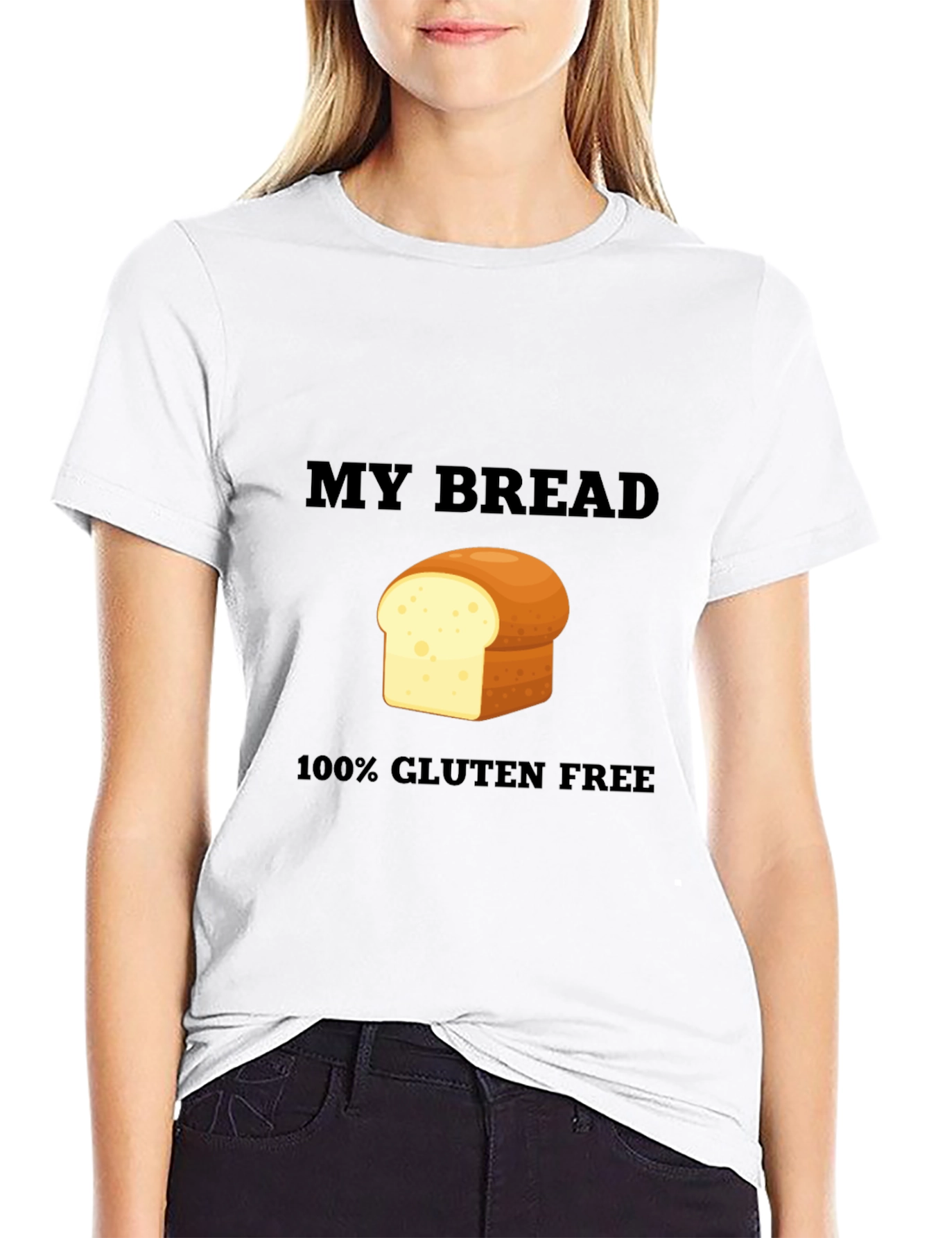 Gluten-Free Bread T-Shirt -  Novelty Graphic Tee