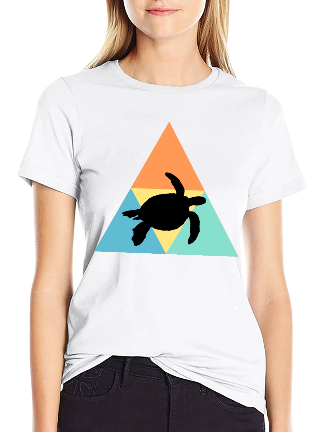 Turtle Triangle Graphic Tee
