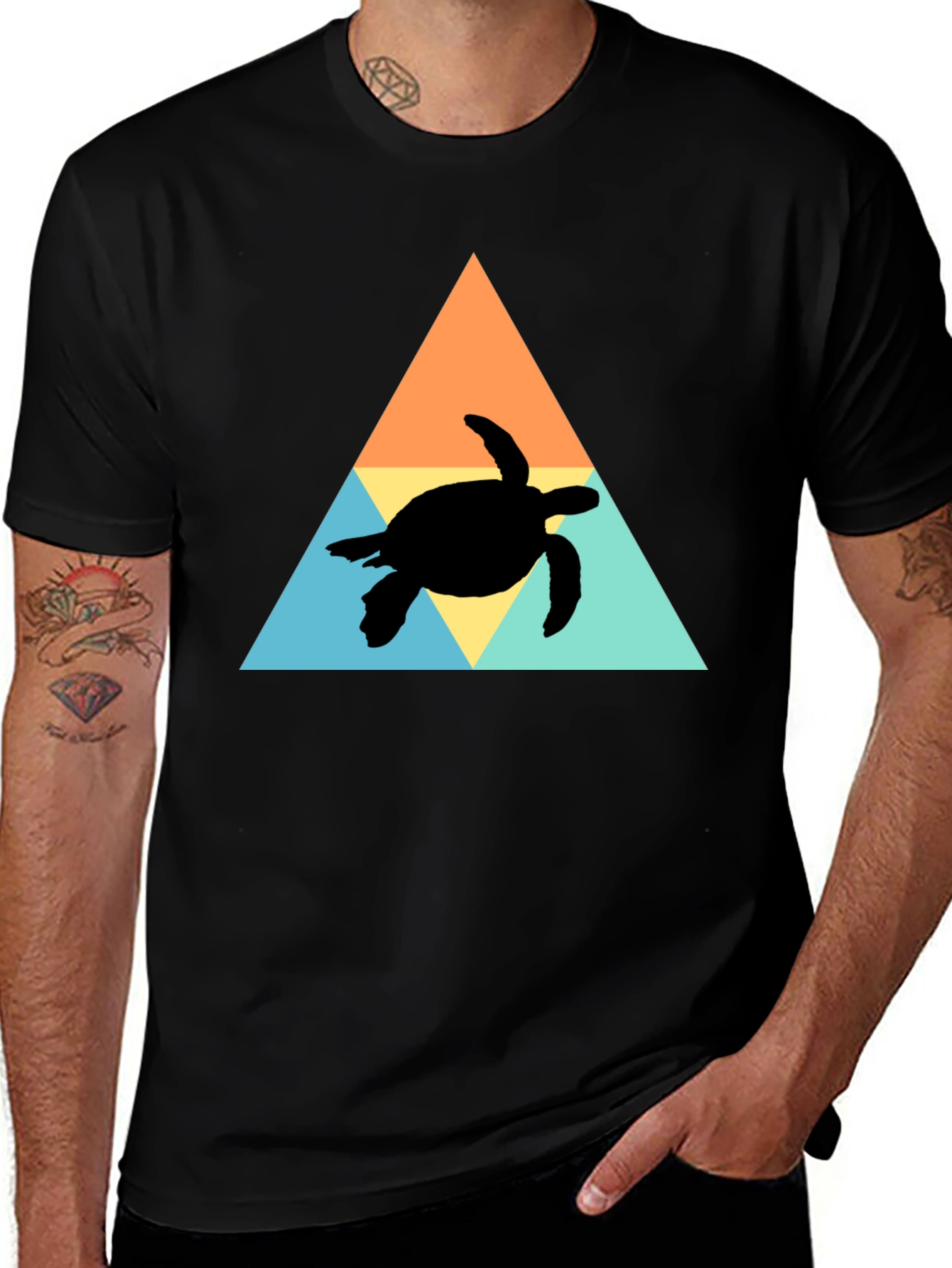 Turtle Triangle Graphic Tee
