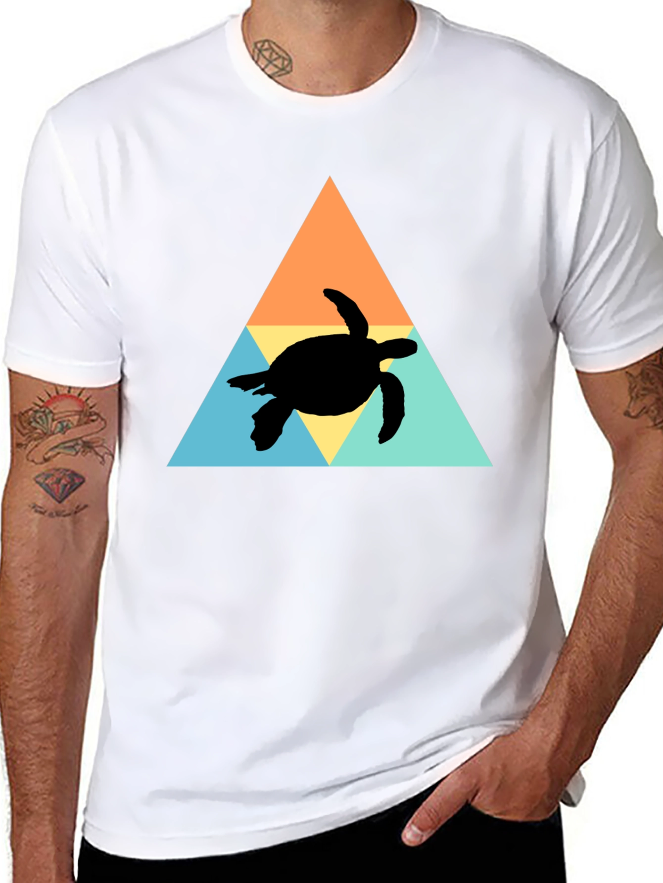 Turtle Triangle Graphic Tee