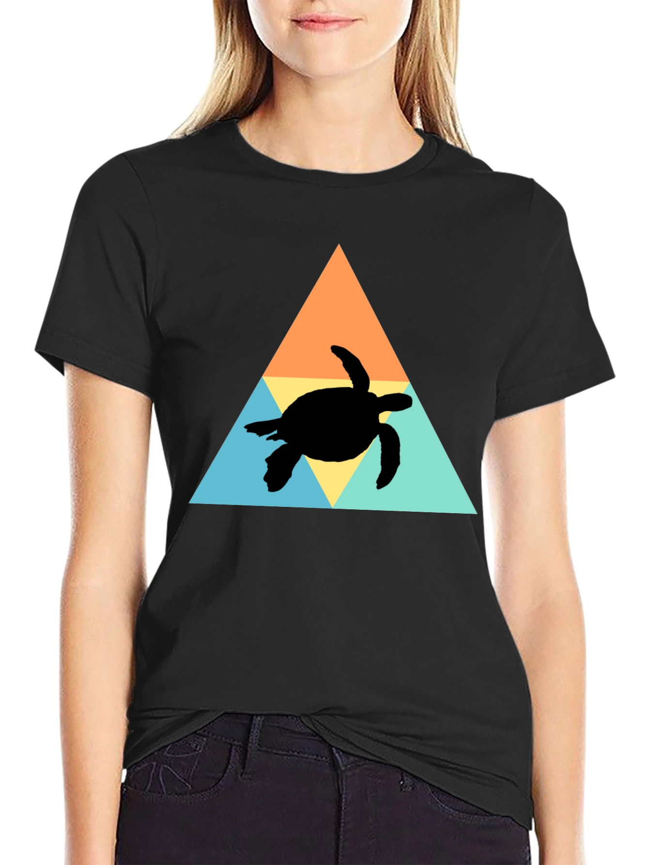 Turtle Triangle Graphic Tee