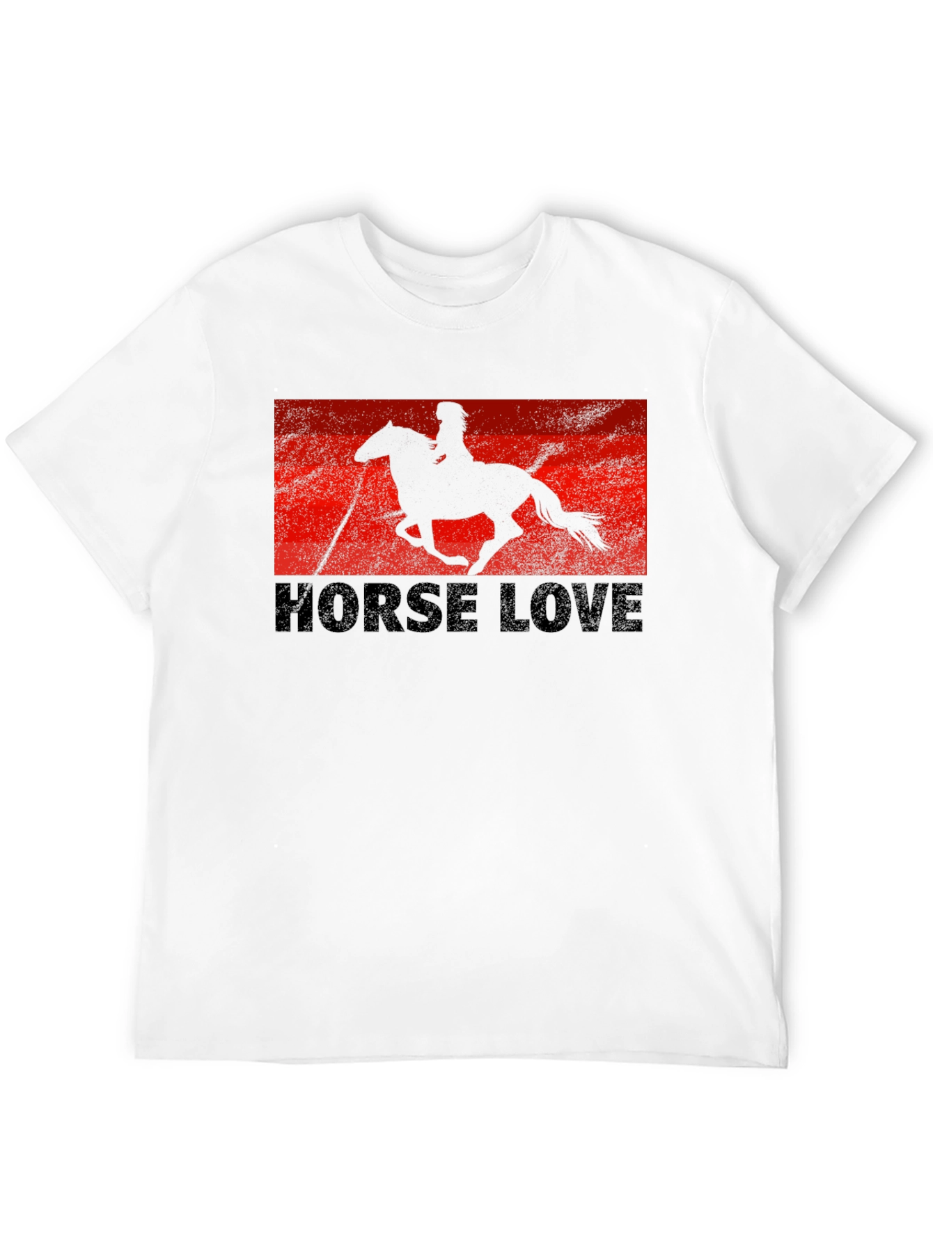 Horse Love Graphic Tee - Black T-Shirt