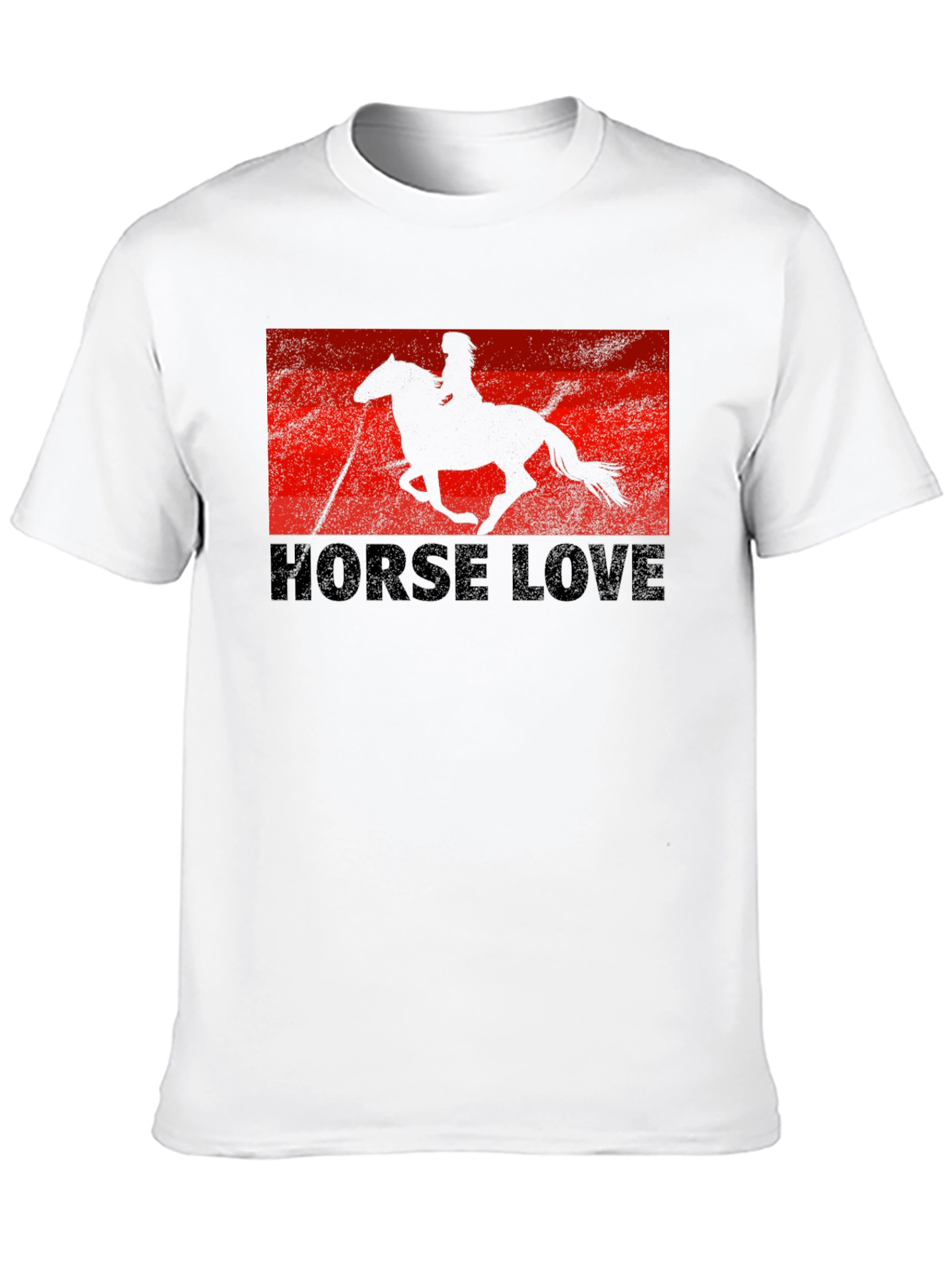 Horse Love Graphic Tee - Black T-Shirt