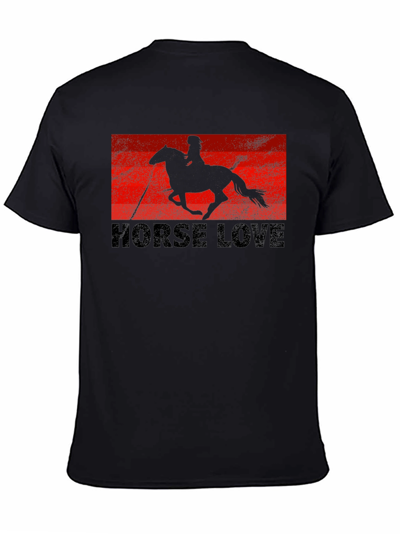 Horse Love Graphic Tee - Black T-Shirt