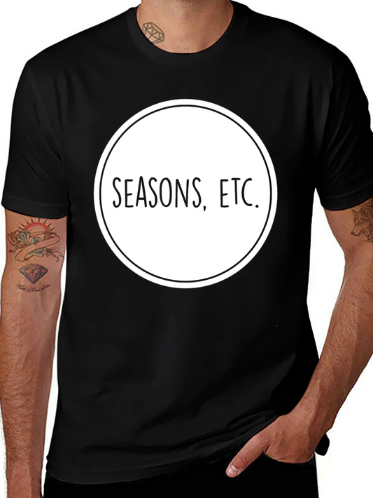 Seasons Etc. Graphic Tee - Mens Black T-Shirt