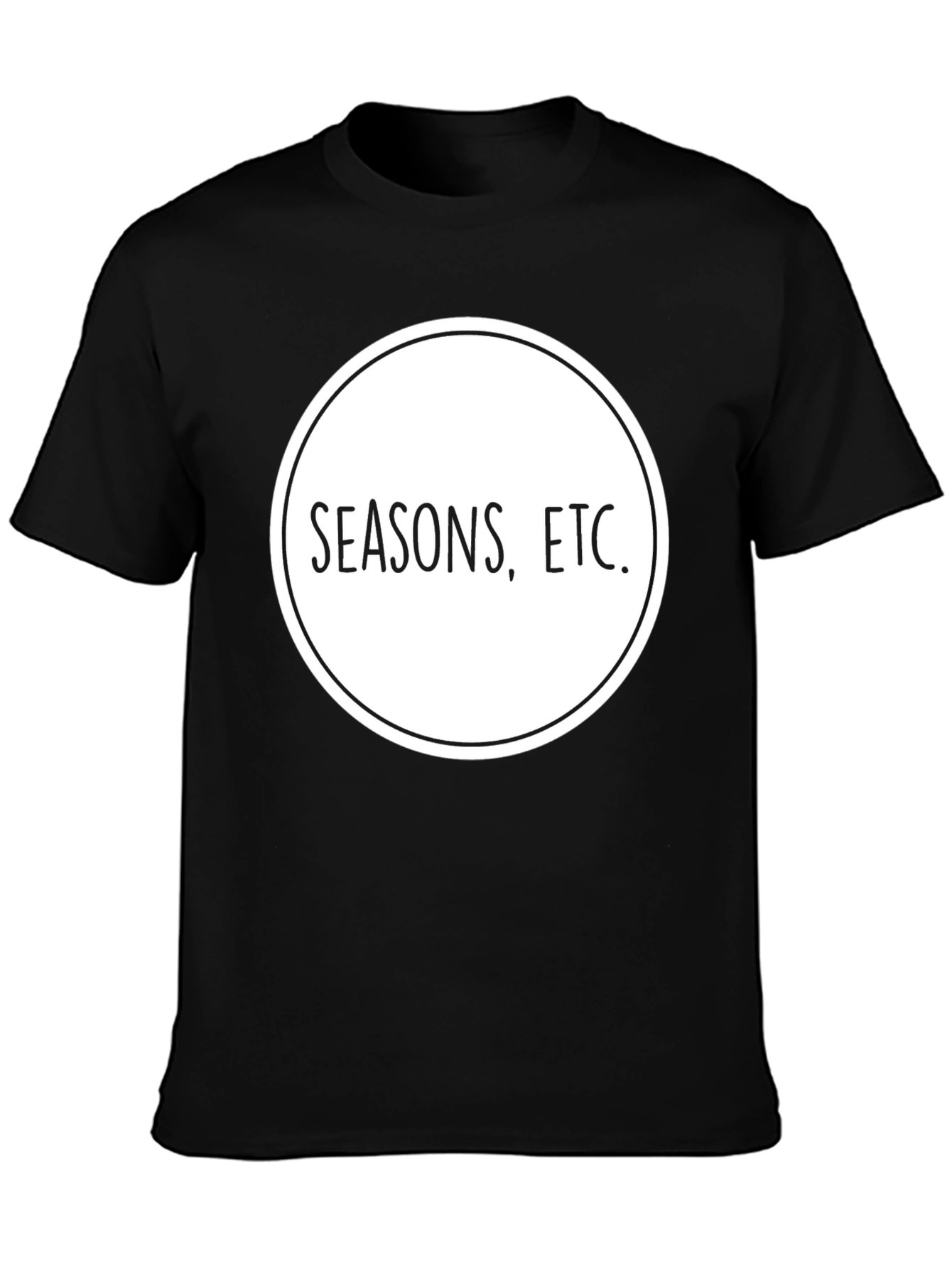 Seasons Etc. Graphic Tee - Mens Black T-Shirt