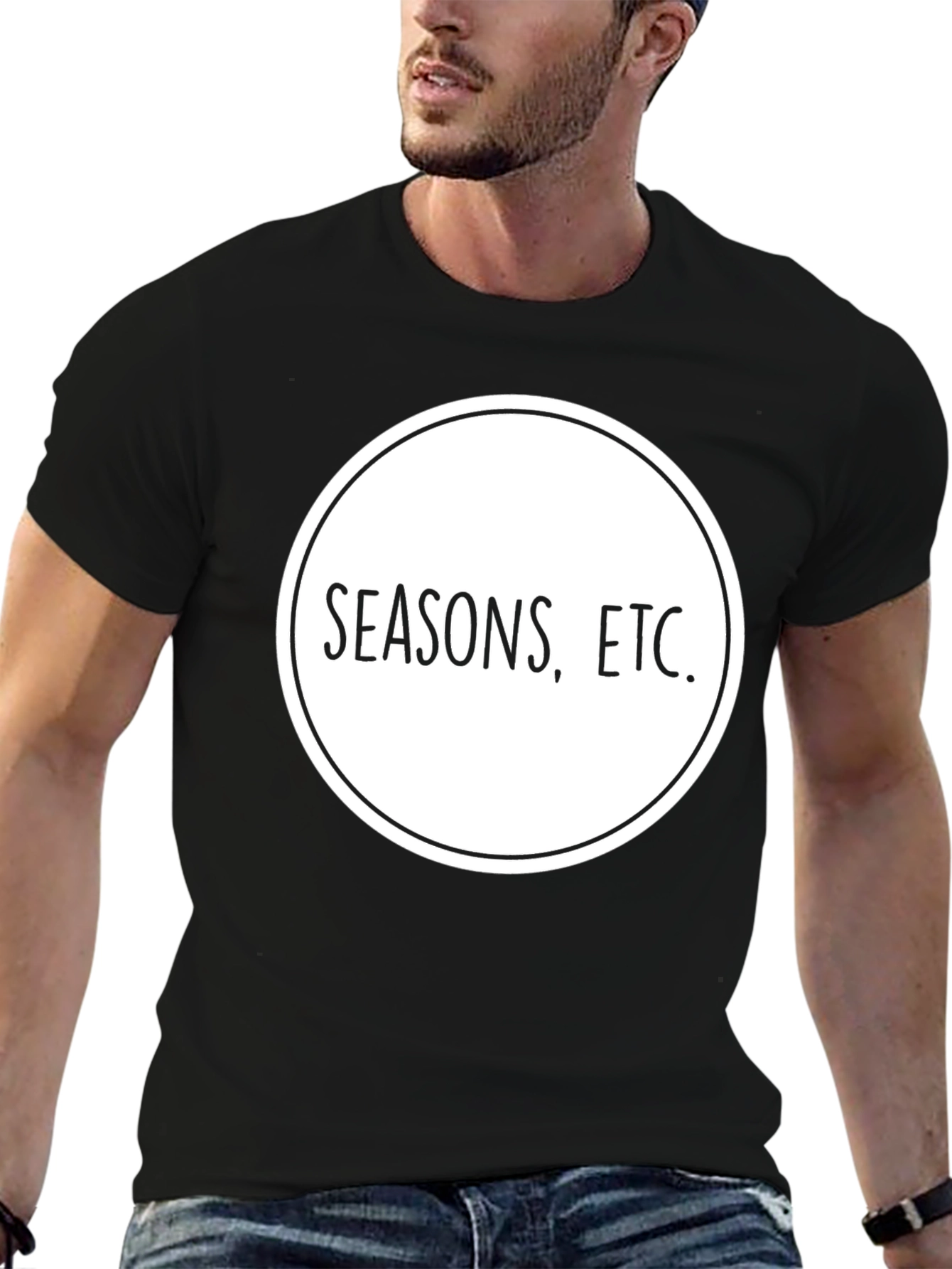Seasons Etc. Graphic Tee - Mens Black T-Shirt