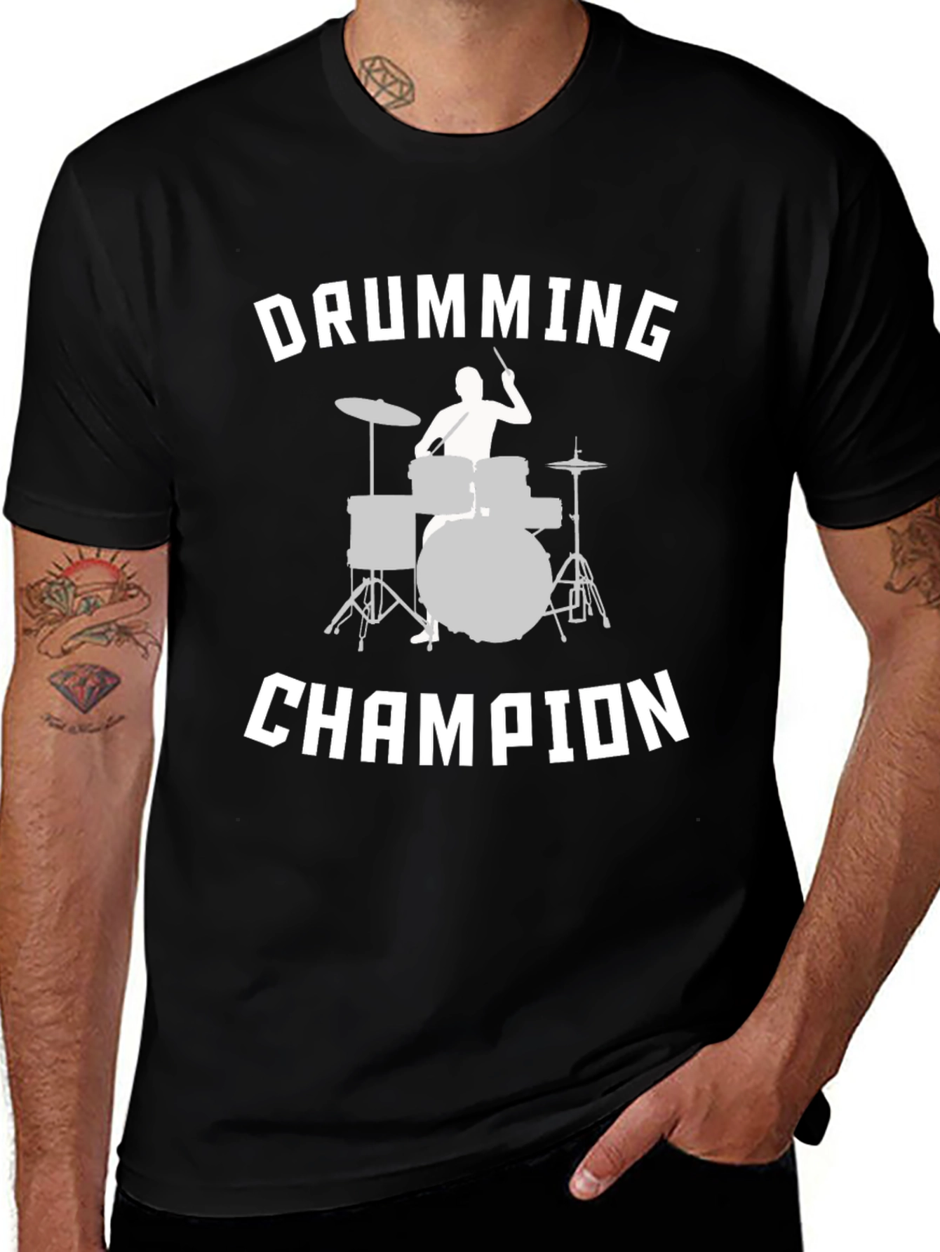 Drumming Champion Graphic T-Shirt