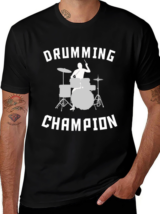 Drumming Champion Graphic T-Shirt