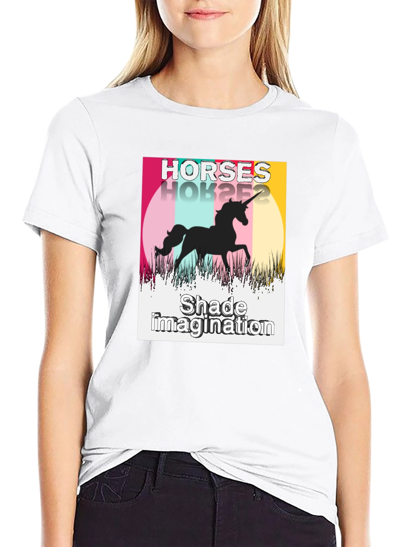 Unicorn Horses Imagination T-Shirt