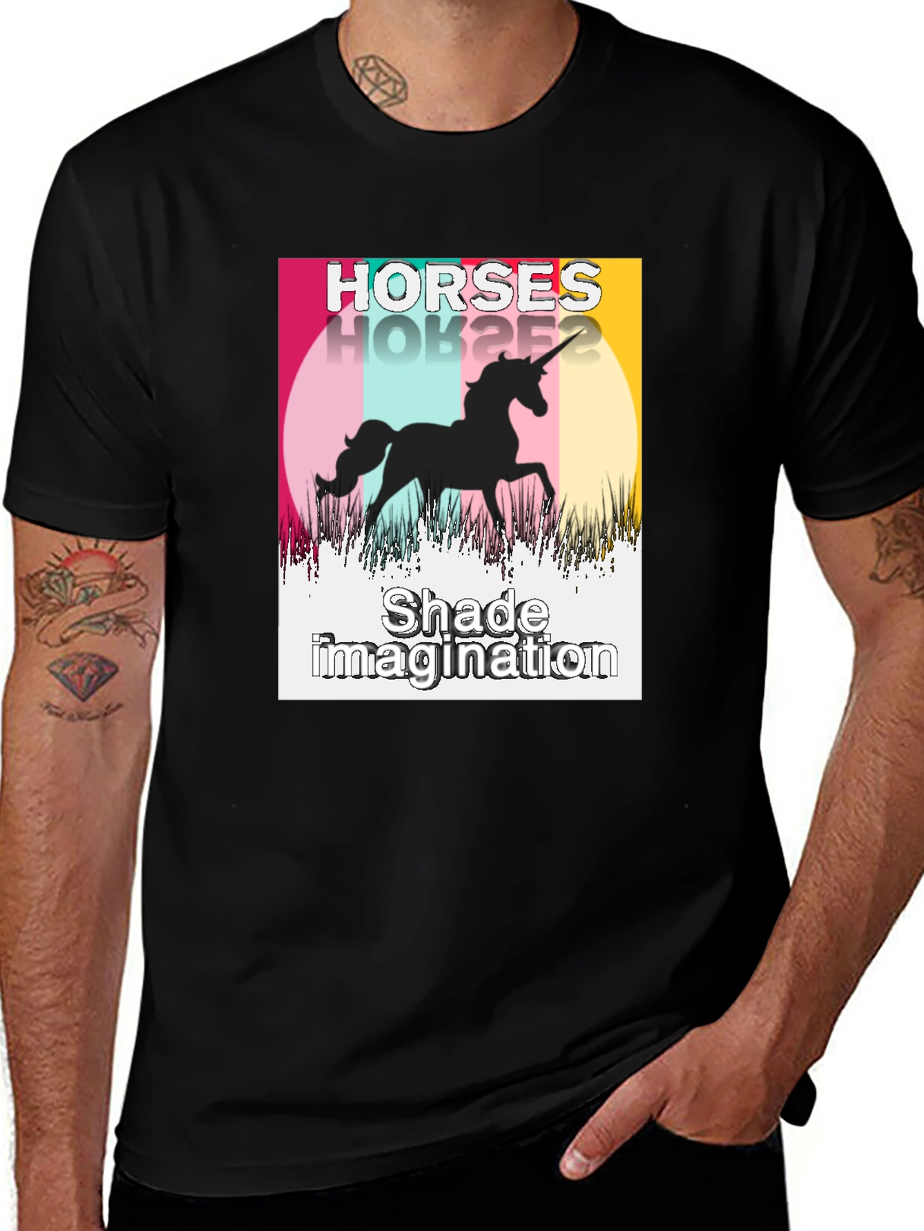 Unicorn Horses Imagination T-Shirt