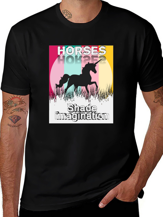 Unicorn Horses Imagination T-Shirt