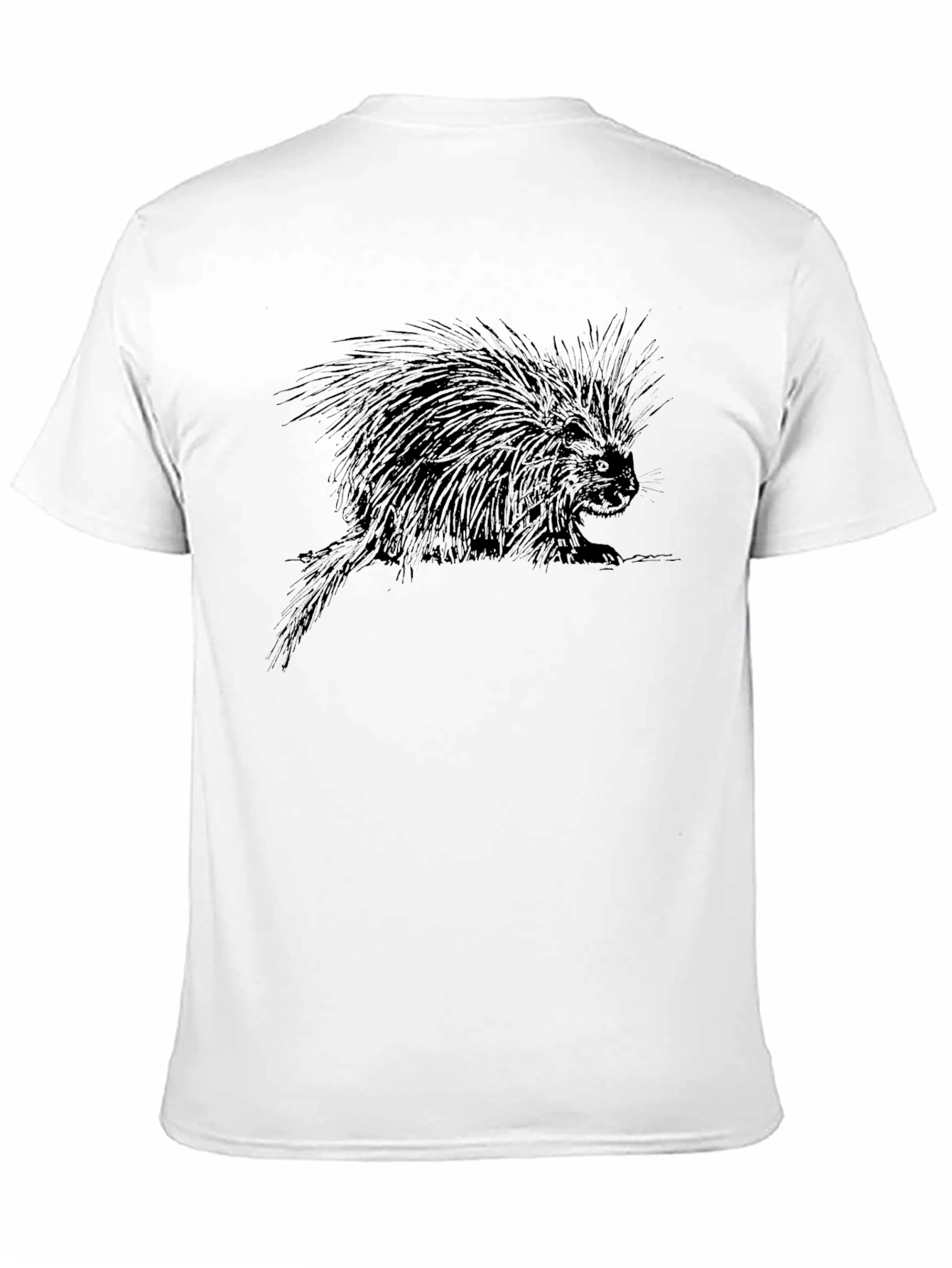 Porcupine Graphic Tee - Black