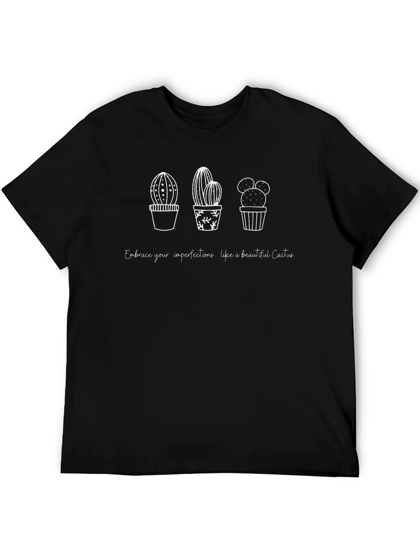 Embrace Your Imperfections Cactus Graphic T-Shirt