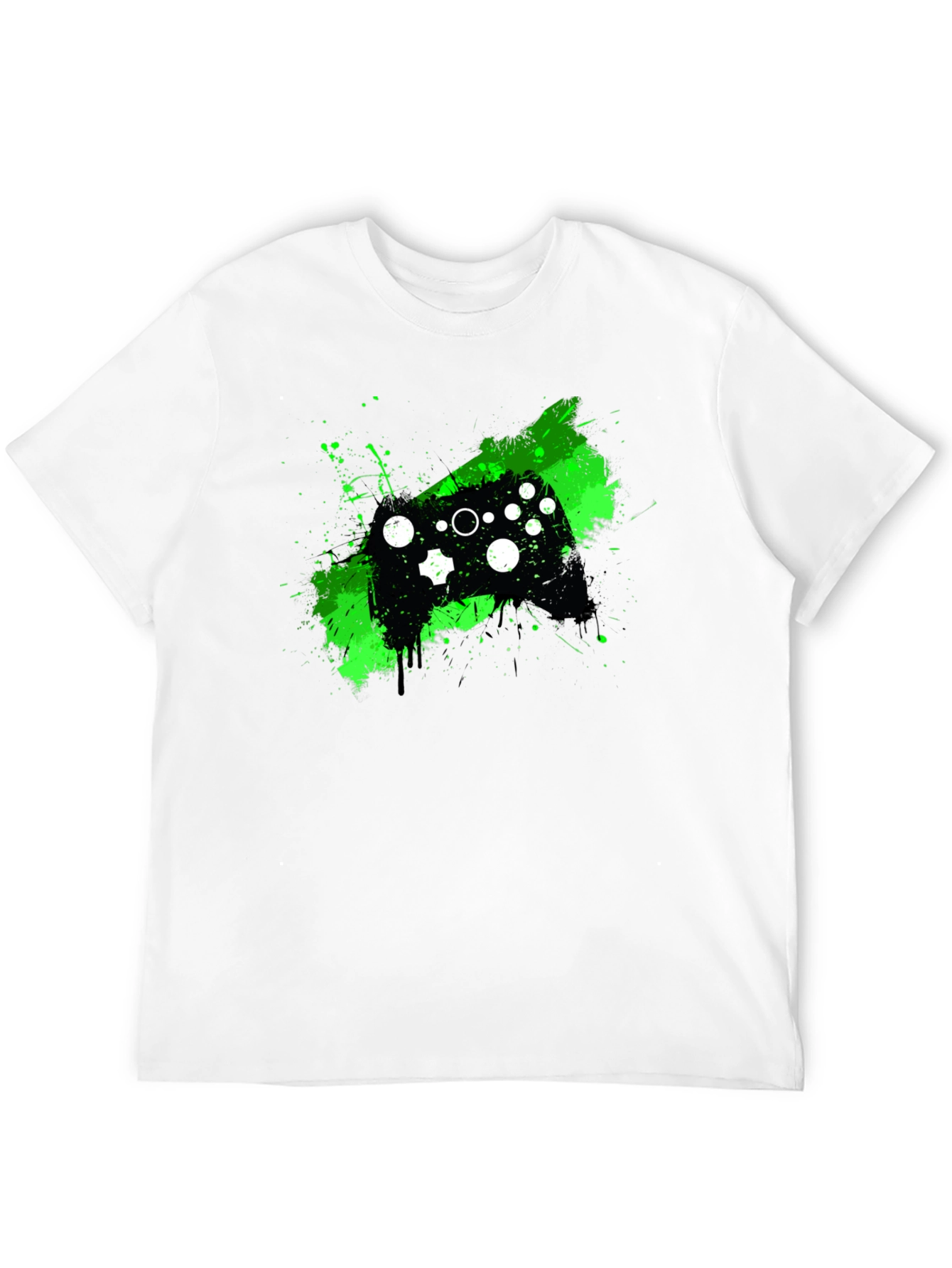Gaming Controller Graphic Tee - Black