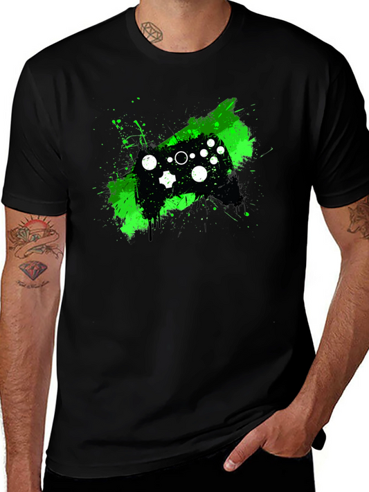 Gaming Controller Graphic Tee - Black