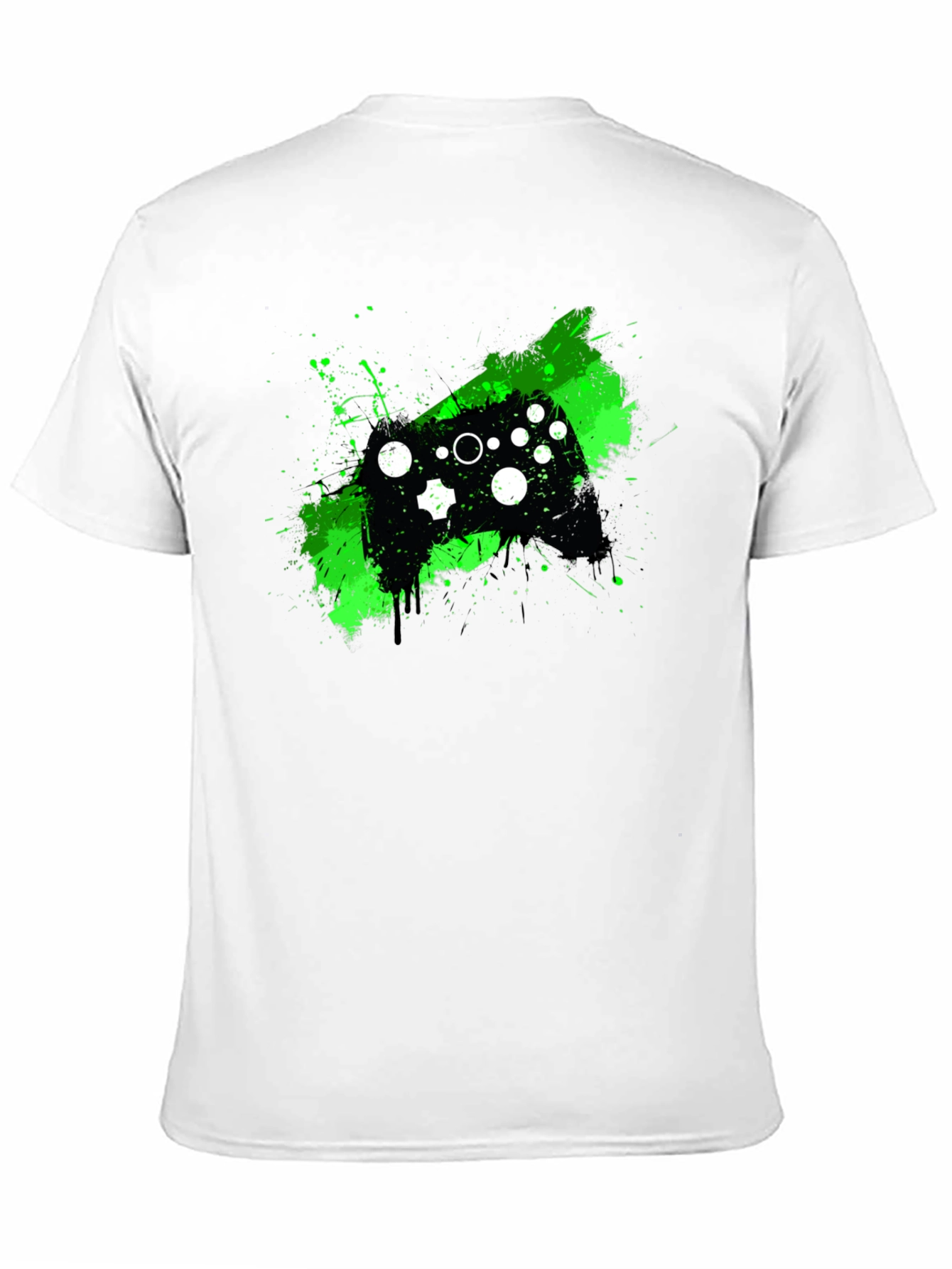Gaming Controller Graphic Tee - Black